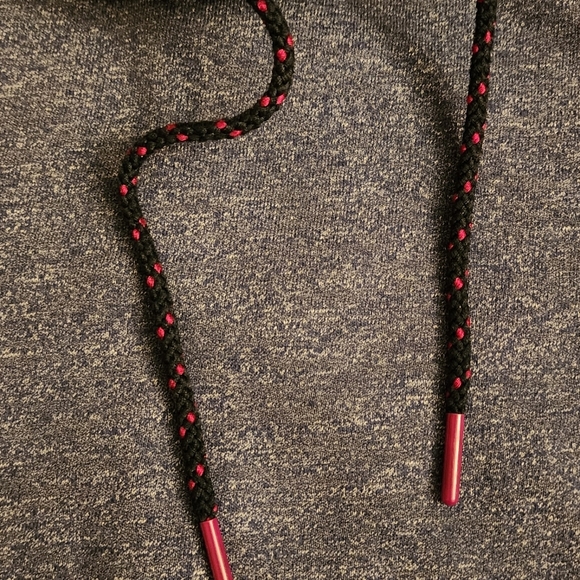 The North Face Chambray Blue Cowl Neck Sweatshirt Women's Sz M Key Hole Sleeve - Picture 7 of 7